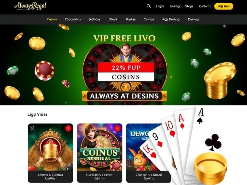 Discover the best online casino in India with AlwaysRegal – a trusted platform offering legal and safe slots, poker, and other gambling games. Explore top-rated options for Indian players.